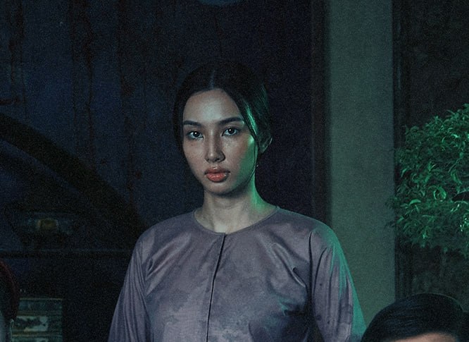 Nhan sắc khác lạ của Thùy Tiên trong Linh Miêu