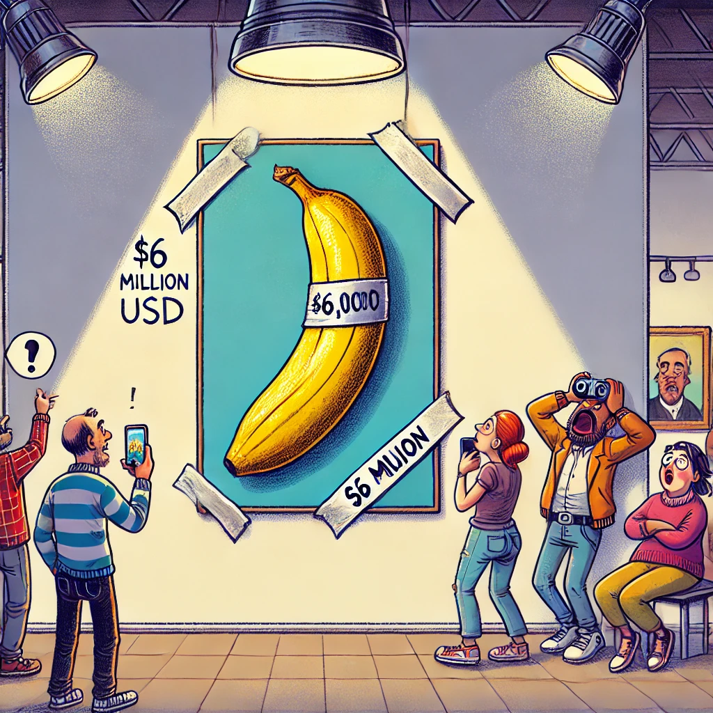 Quả Chuối 6,2 Triệu USD: Nghệ Thuật Hay Trò Đùa Thế Kỷ?