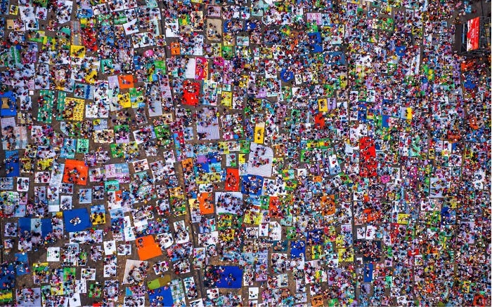 Truyền thông quốc tế ca ngợi ảnh dưới chân núi Bà Đen như 'bức tranh trừu tượng'