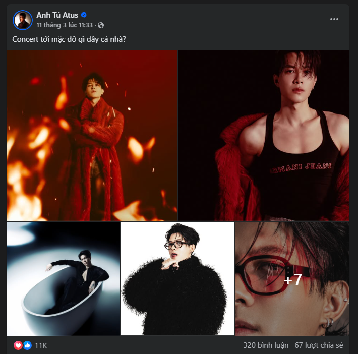 Trước Thềm Concert, Anh Tú Atus Tạo Bão Với Bộ Ảnh Đầy Cá Tính