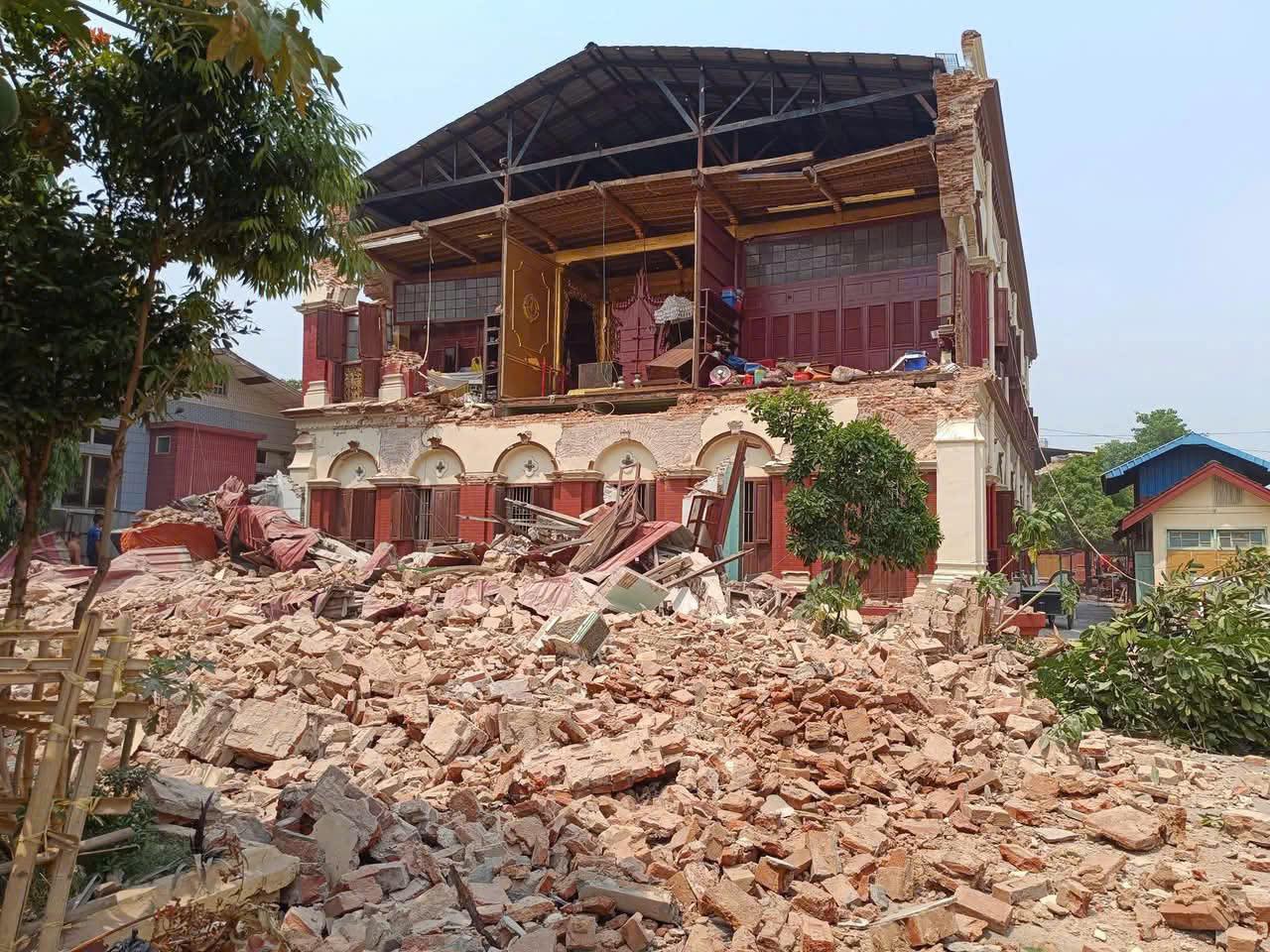 Khung Cảnh Tan Hoang Sau Trận Động Đất Kinh Hoàng Tại Myanmar