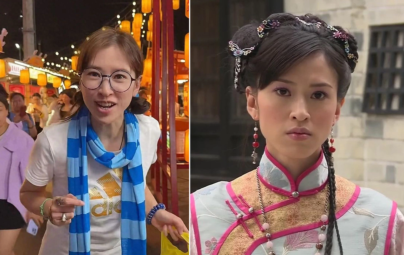 Mỹ nhân TVB khiến fan ngỡ ngàng khi bán hàng ở chợ đêm để kiếm sống